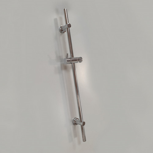 Minimalistic Shower Rail 25mm dia chromed brass