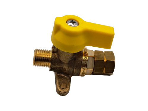 ENGK72106 Eno Plancha gas stop valve G1/4 F in G1/4 M out
