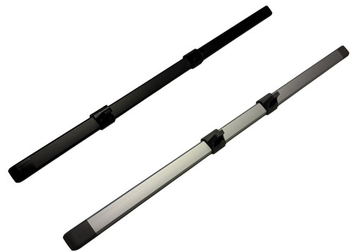 Baldacci Table Rail 950 mm : Matt Silver