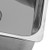 Marine quality stainless steel square sink, satin finish