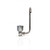 Single Hot or Cold Tap with Folding Spout and ABS Handles