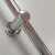 Minimalistic Shower Rail 25mm dia chromed brass