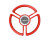 Boat steering wheel – PW Clover 365 (Glass fiber)