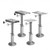 P10600/30zz Two Handle Manually Adjustable Chair Pedestal, Rotatable, On-Deck Mount Clearance