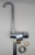TRR4500/1ZZ Short Base Chromed brass swivelling fold-down single lever cold only tap tall spout