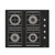 ENS474340010785 ENO Masterglass 4 XL Built-In Gas Hob