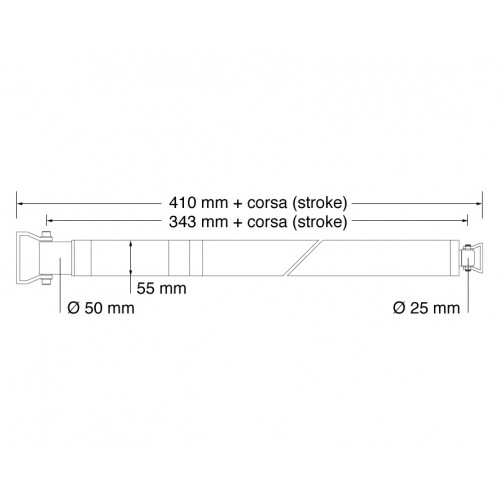 Electric Lifting Struts Thrust 450kg