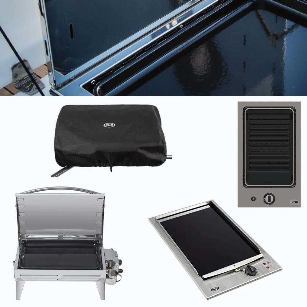 motorhome camper van caravan plancha BBQ outdoor cooking