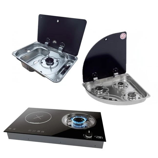 Motorhome camper van cooking hob induction