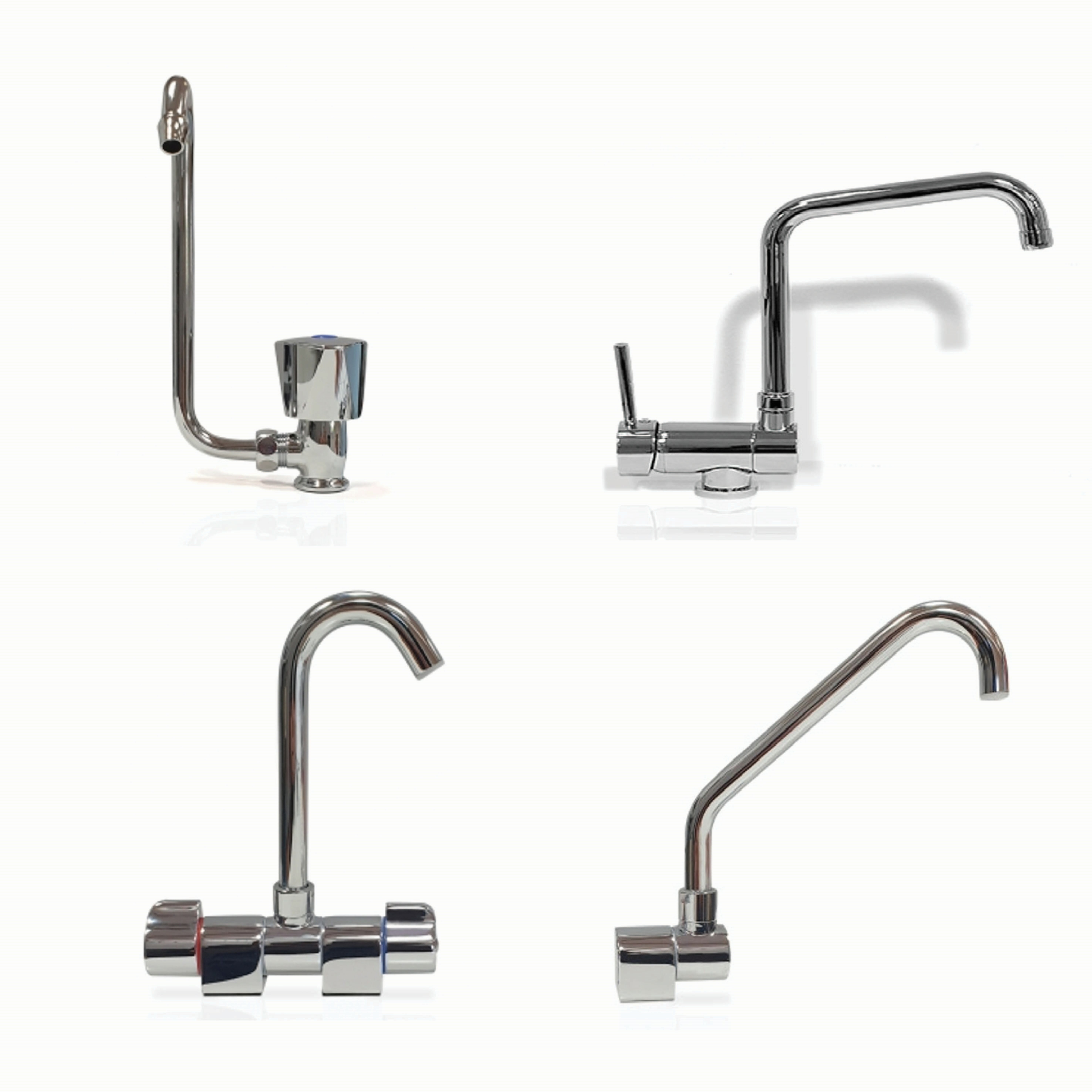 fold down marine taps chromed brass yacht