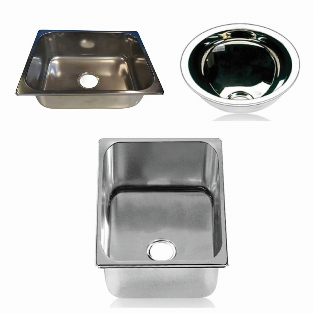 motorhome campervan caravan sink stainless steel