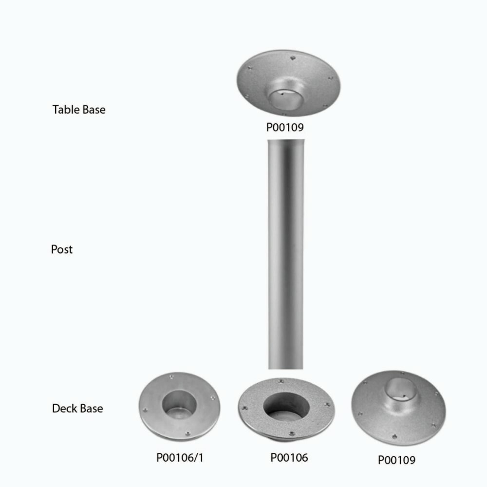 removable table pedestals marine boat