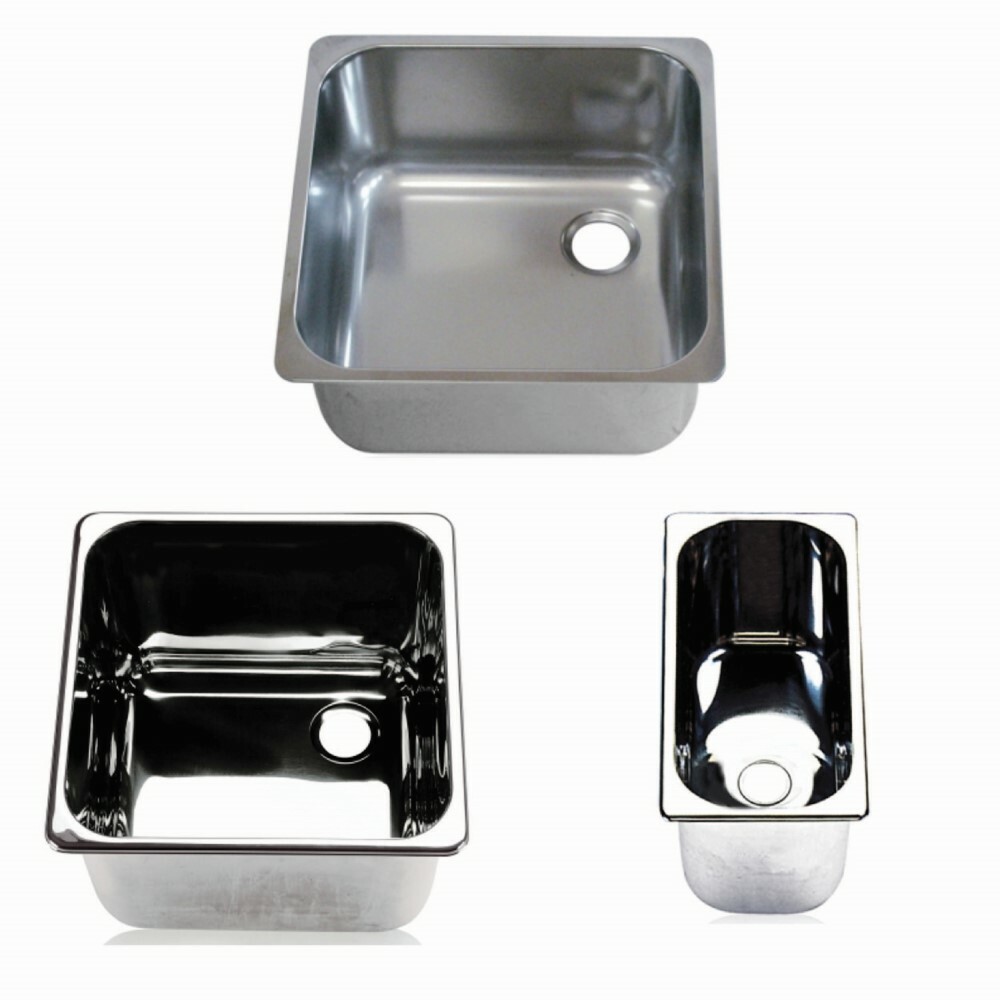 marine grade single sink stainless steel boat