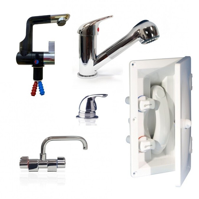 motorhome camper van caravan taps showers microswitch taps