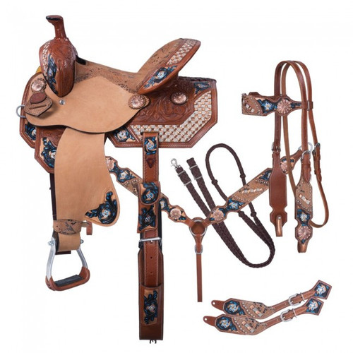 Savannah Barrel 5 Piece Saddle Package