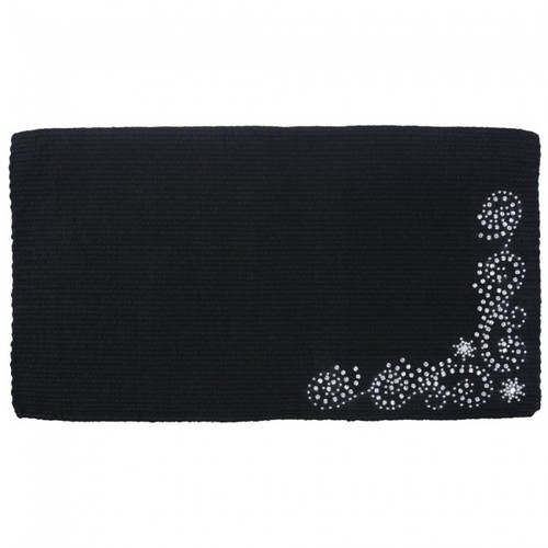 Rowel Design Wool Blend Saddle Blanket