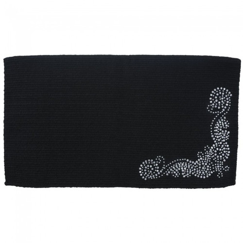 Ornate Design Wool Blend Saddle Blanket