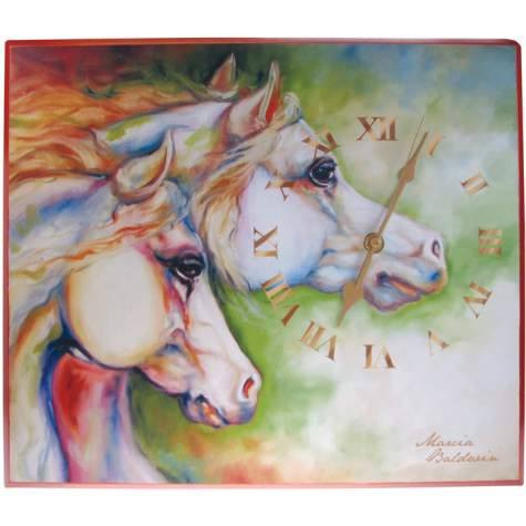 Gentle Spirits Clock By Marcia Baldwin