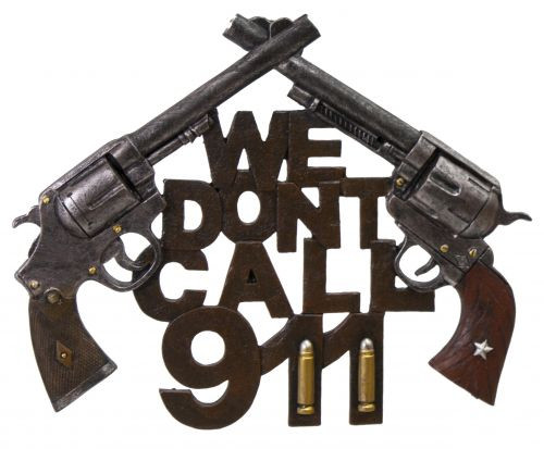 911 Pistols Wall Plaque