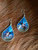 Bull Rider Threaded Earrings - 2" long** 