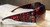 Tortoise Shell Cross Sunglasses w/Clear and Red Swarovski Crystals