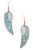 Patina Crystal Angel Wing Earrings