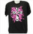 Black Cross T-Shirt w/ Hot Pink Design