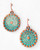 Patina & Copper Filigree Earrings