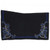 Contour Wool Saddle Blanket with Crystal Floral Design in 3 Colors