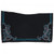 Contour Wool Saddle Blanket with Crystal Floral Design in 3 Colors