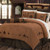 Western Triple Star King Size Comforter Set Chocolate