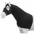 100%  Black Spandex Mane Stay Hood with Full Zipper