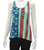Teal Flag Tank Top size Small