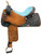 Teal Painted Barrel Racer Saddle