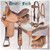  Desert Faith Brown Barrel Racing Saddle Package