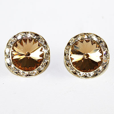 Topaz Swarovski Crystal Earrings