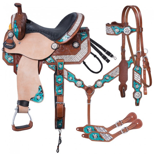 Ashton Barrel 5 Piece Saddle Package