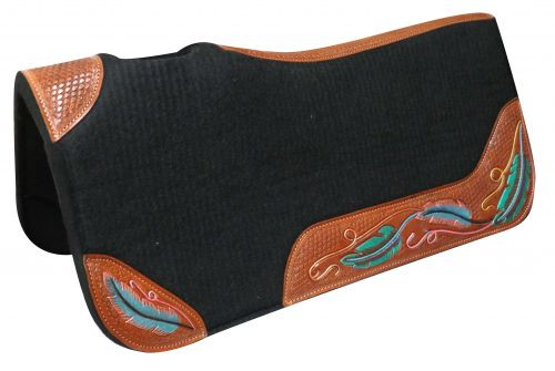 Contoured Feathers Saddle Pad