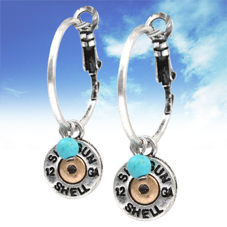 Shotgun Shells Dangle Earrings
