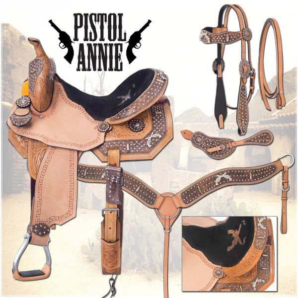Pistol Annie Barrel Racing Saddle Package