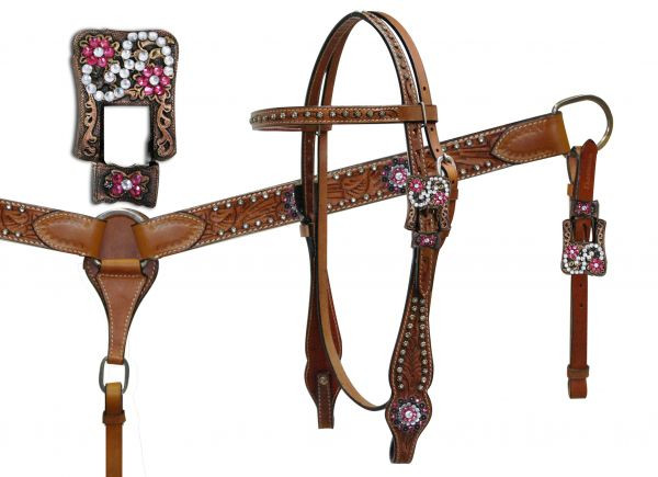 Crystal Headstall and Breastcollar 7143  7144  7145