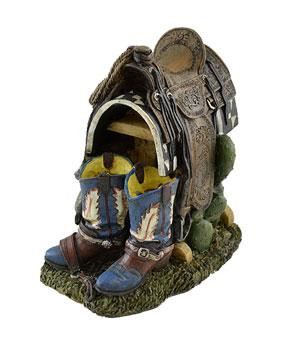 Saddle & Boots Western Decor
