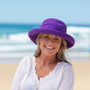 Purple Cotton - Standard Brim - The Noosa Hat