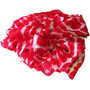 100% Silk Scarf - Topshow Hat Accessory - Red Print