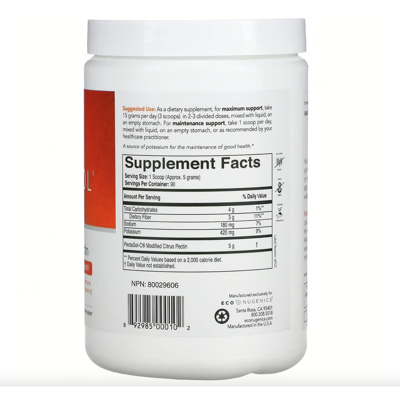 EcoNugenics PectaSol-C Powder