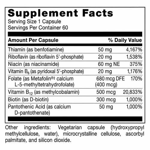 Sanjevani Active Methyl B Complex Formula