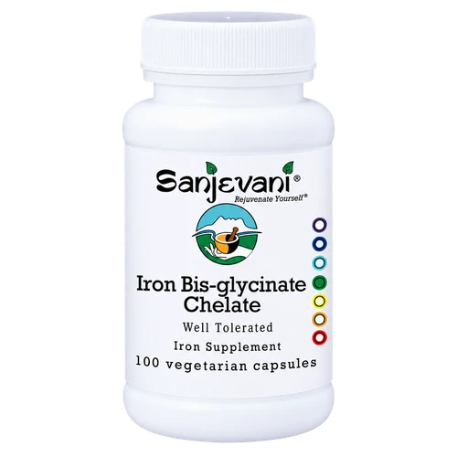 Sanjevani Iron Bis-Glycinate Chelate 30mg