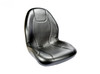 High Back Seat 20" Black Pvc Vinyl