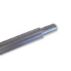 1" Solid Steel Axle - 40" Length, 1" DIA, 1-1/2" Stepped Ends (1-1/8" Thread Length), 2 Offset 1/4" Keyway