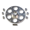 Zinc Plated Steel Sprocket Uni-Hub 1-1/4" Bore, 1/4" Keyway Plus Hardware Kit